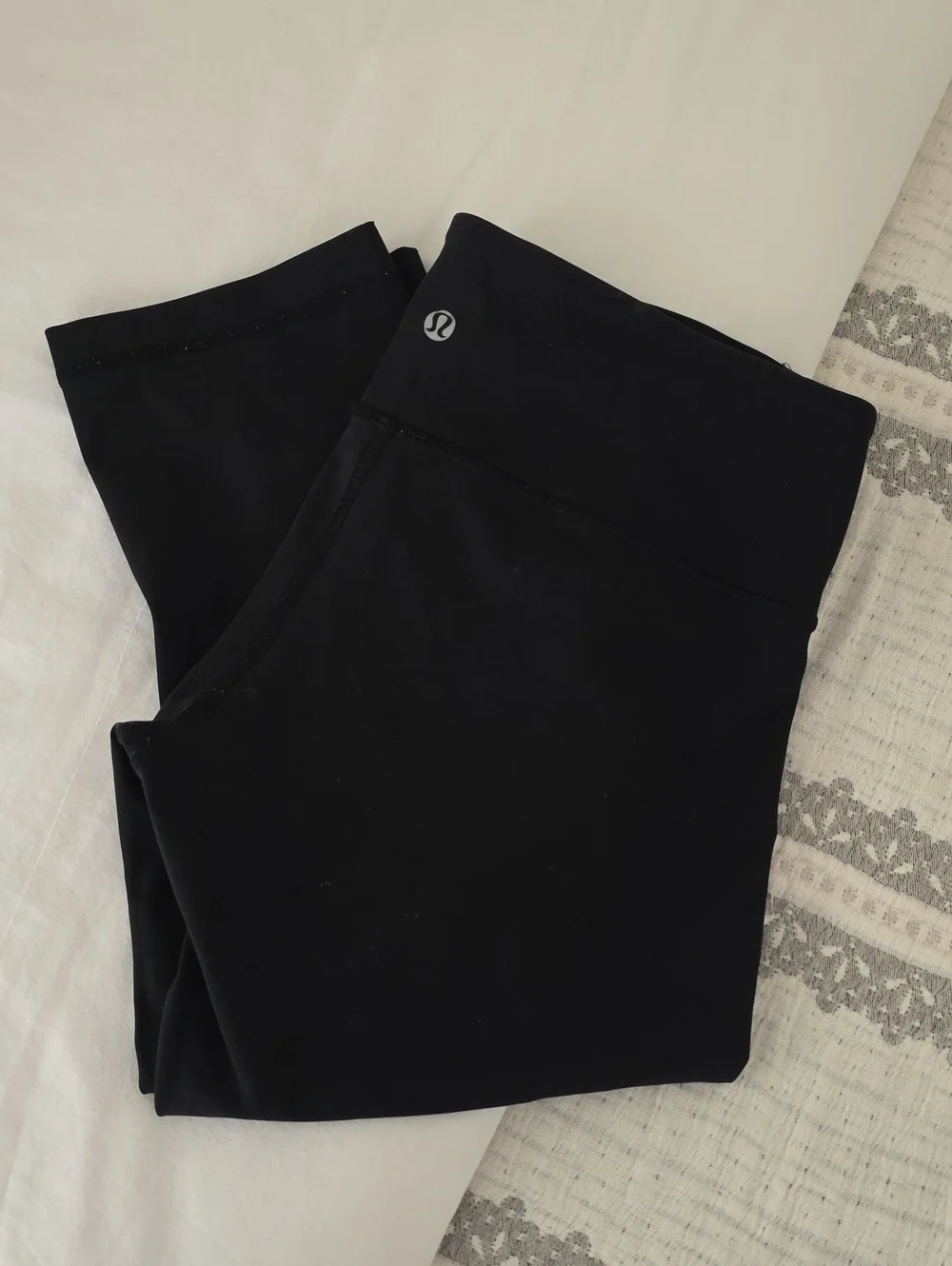 Lululemon Black Stretch Capris